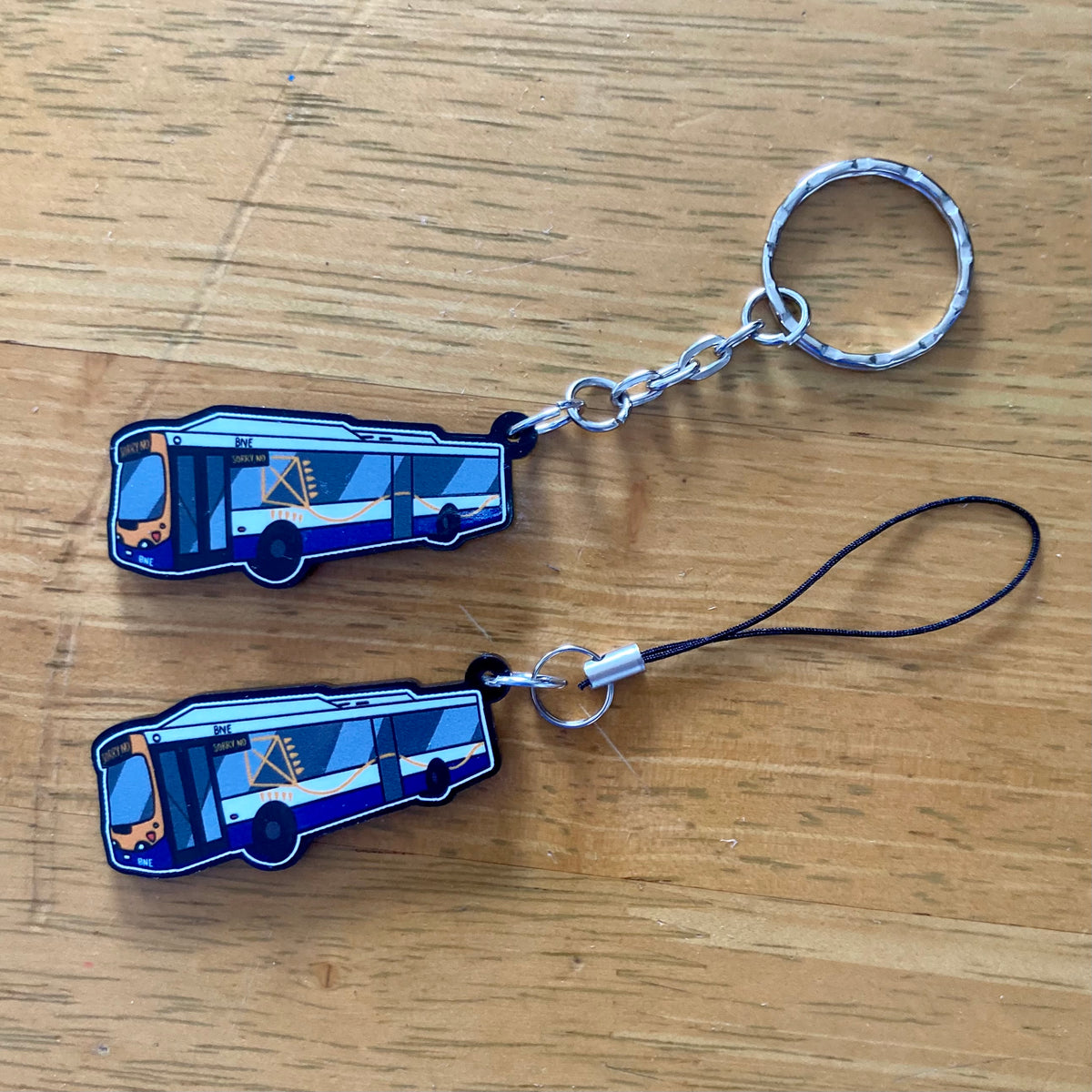 Brisbane Kitty Cat Acrylic Charm Ornament or Keychain Jesse Irwin Art