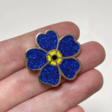 Forget-Me-Not 40mm Hard Enamel Pin