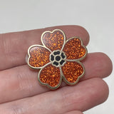Poppy 40mm Hard Enamel Pin