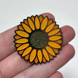 Sunflower Invisible Disabilities 50mm Hard Enamel Pin