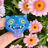 Derpy Tiger 40mm Soft Enamel Pin