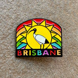 Brisbane Ibis 50mm Soft Enamel Pin