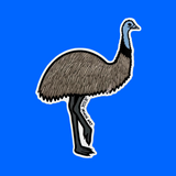 Emu Sticker