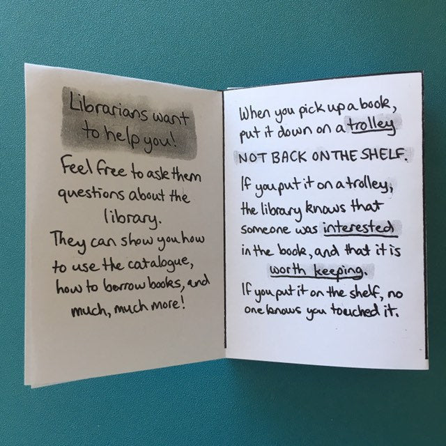 Library Hacks: Important information about libraries in Australia zine