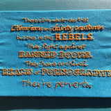 Librarians are rebels lettering quote embroidery