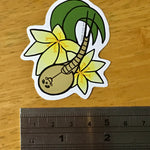 Shield Shrimp and Andamooka Lilies Vinyl Sticker - Triops - Australian Animals and Flowers - Die Cut Vinyl Sticker - Laptop Decal
