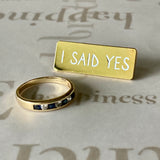 Engagement and Wedding Pin Set - Gender Neutral - Soft Enamel Pin