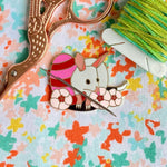 Magnetic Needleminder - Easter Bilby 40mm Hard Enamel Pin Converted to Needle Minder with Very Strong N50 Neodymium Magnets