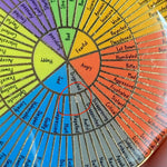 SECONDS GRADE Feelings Wheel Hard Enamel Keychain - Minor FLAWS