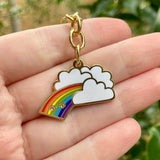 Rainbow Bridge Hard Enamel Keychain