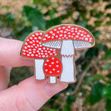 Amanita Muscaria Mushroom - Hard Enamel Pin