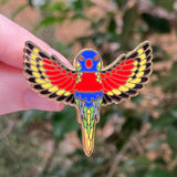 Rainbow Lorikeet - Hard Enamel Pin