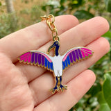 Australian Ibis "Bibis" Hard Enamel Keychain