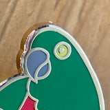 King Parrots and Golden Heart - 40mm Hard Enamel Pin - LGBT Gay and Lesbian options available