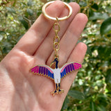 Australian Ibis "Bibis" Hard Enamel Keychain