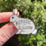 Autistic and Anxiou Hard Enamel Pin SECONDS - CHARITY PINS