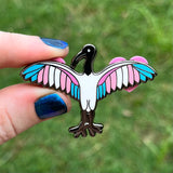 “Transbis” Trans Pride Ibis Hard Enamel Pin