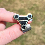 Clay - Alchemical Symbol Hard Enamel Pin SINGLE POST