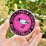 Bin Chicken Appreciation Society Vinyl Sticker