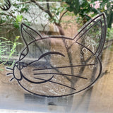 Big Transparent Happy Cat Sticker